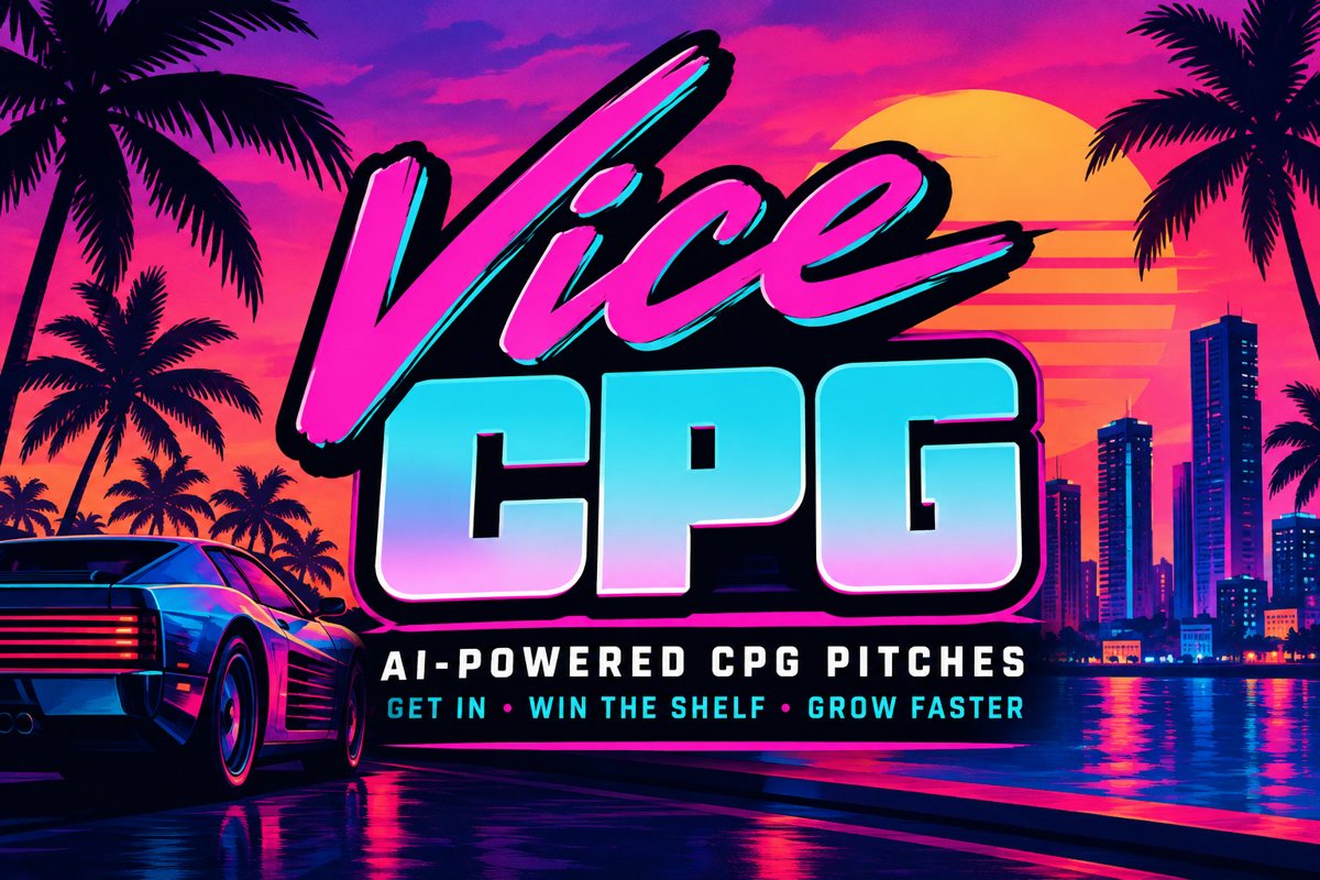 Vice CPG: AI-powered CPG pitches. Get in, win the shelf, grow faster.